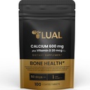 LUALdis Bone Health Diyetary Supplement Tabletleri, 600 mg, 100 Count