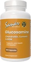 Sanar Naturals Glucosamine Chondroitin MSM Turmeric - Dizler için Ortak Destek Tamam, Geri, Hands ve Body - Non-GMO, Gluten Free, 120 Capsules