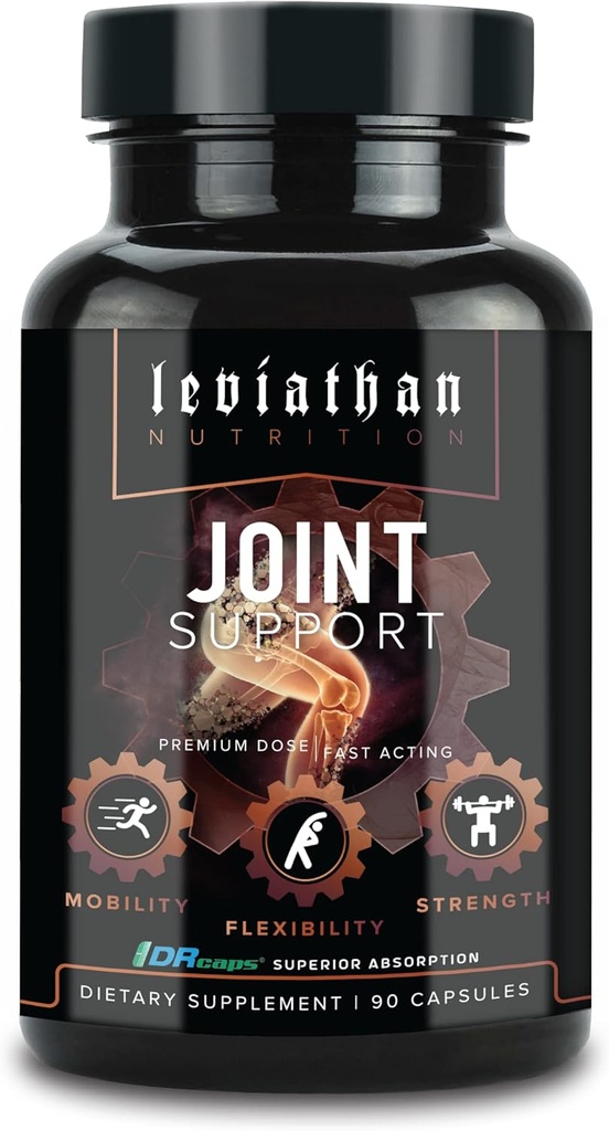 Leviathan Beslenme Ortak Desteği | Comfort Mobility, Flexability, Strength & Ortak Sağlık için Konwellia for Hands Back Diz and Commons for Men & Women - 90 Capsules