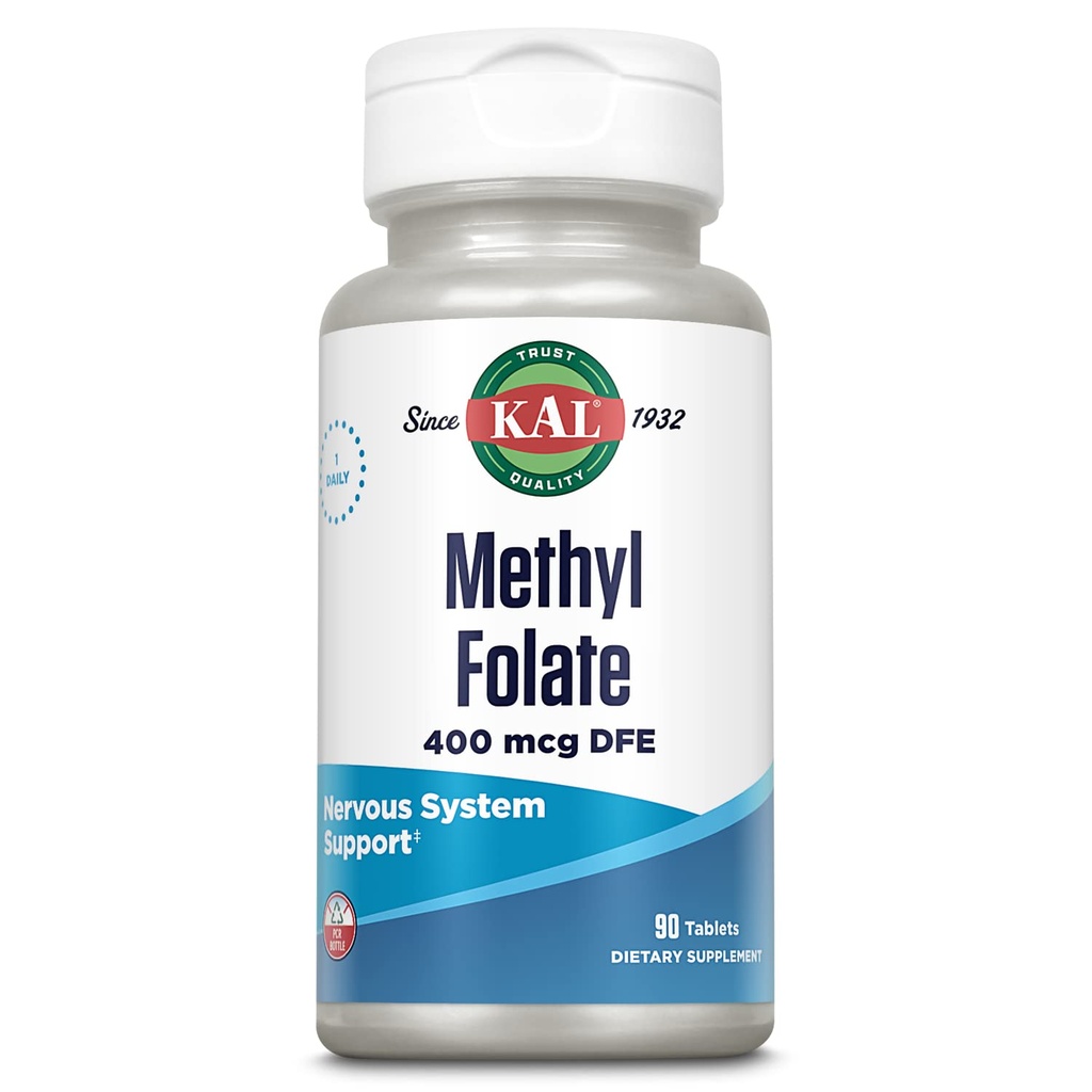 KAL Torch Folate 400 mcg DFE, 5-MTHF Aktif Form Vitamin B9, Folic Asit Supplement, Kalp Sağlığı, Prenatal, Mood ve Beyin Desteği, 60 Günlük Garanti, 90 Hizmet, 90 Tablet