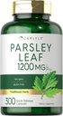 Carlyle Parsley Leaf Capsules 1200 mg | 300 Count | Non-GMO, Gluten Free Supplement