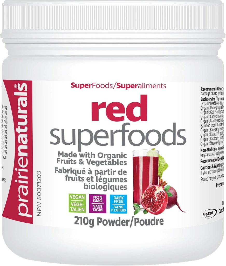 Πράιρι Φυσικό Βιολογικό Κόκκινο Superfood, 7.4 Ουγγιά