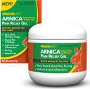 MagniLife Arnica Pain Relief Gel, Fast Acting Boy ve Back Pain Relief, Eucalyptus ve Emu Oil ile Soothe Soreness, Inflammation ve Discomfort - 4oz