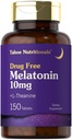 Tahoe Beslenme Melatonin 10 mg | 150 Tabletler | L theanine | Vegetarian, Non-GMO, Gluten Free Supplement Supplement Supplement