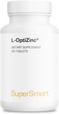 SuperSmart - L- OptiZinc 30mg ανά ημέρα (Patented & Highly Bioδιαθέσιμο) - Συμπλήρωμα μεθειονίνης ψευδάργυρου - Φυσική γλυκιά γεύση 