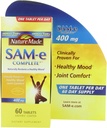 Nature Made SAM-e Complete 400 mg. Tablet (Sağlıklı Mood & Joint Comfort) Değer Boyut 60 ct