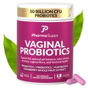 Kadınlar Vaginal Health için Probiyotikler, Prebiyotik, Postbiyotikler ve Cranberry, UTI Support, Yeast, Gut Health, Odor, Kuruness & Feminine Comfort