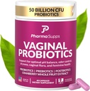 Kadınlar Vaginal Health için Probiyotikler, Prebiyotik, Postbiyotikler ve Cranberry, UTI Support, Yeast, Gut Health, Odor, Kuruness & Feminine Comfort