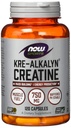 Τώρα τρόφιμα Κρε-Αλκαλίν® Creatine - 120 κάψουλες