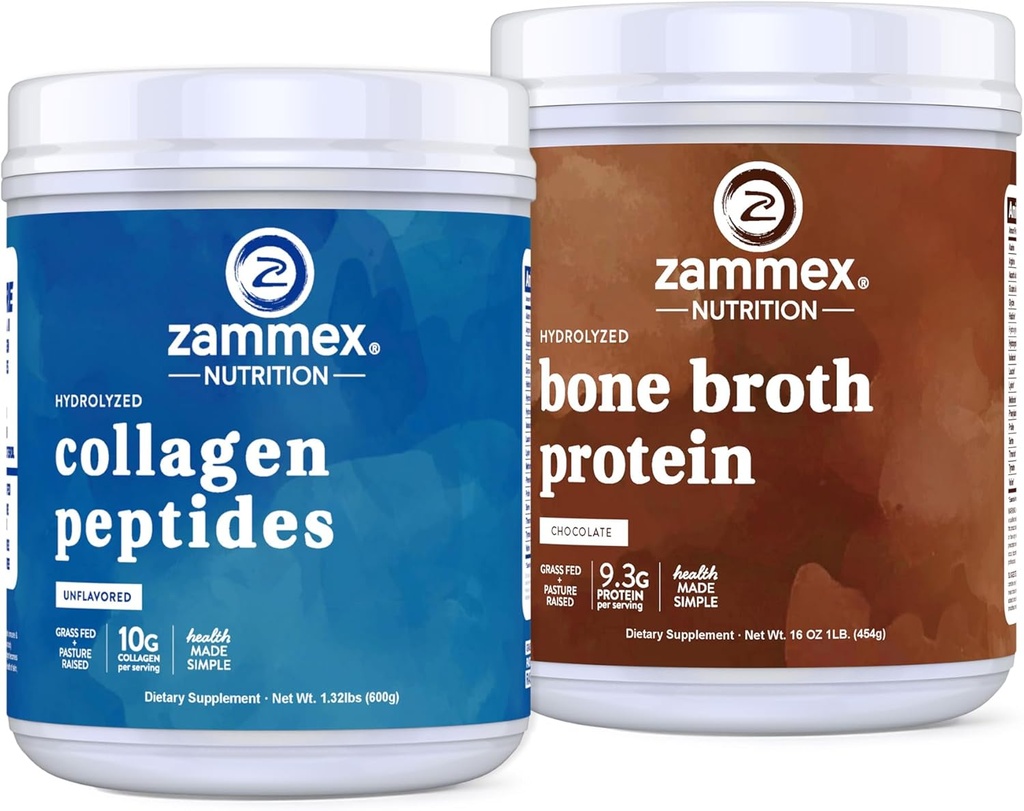 Zammex Collagen Peptides+Chocolate Bone Broth Toz