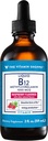 Dükkan Vitamini B12 Torchcobalamin - Enerji Üretimi - 1.000 MCG - Raspberry (2 fl. oz.)