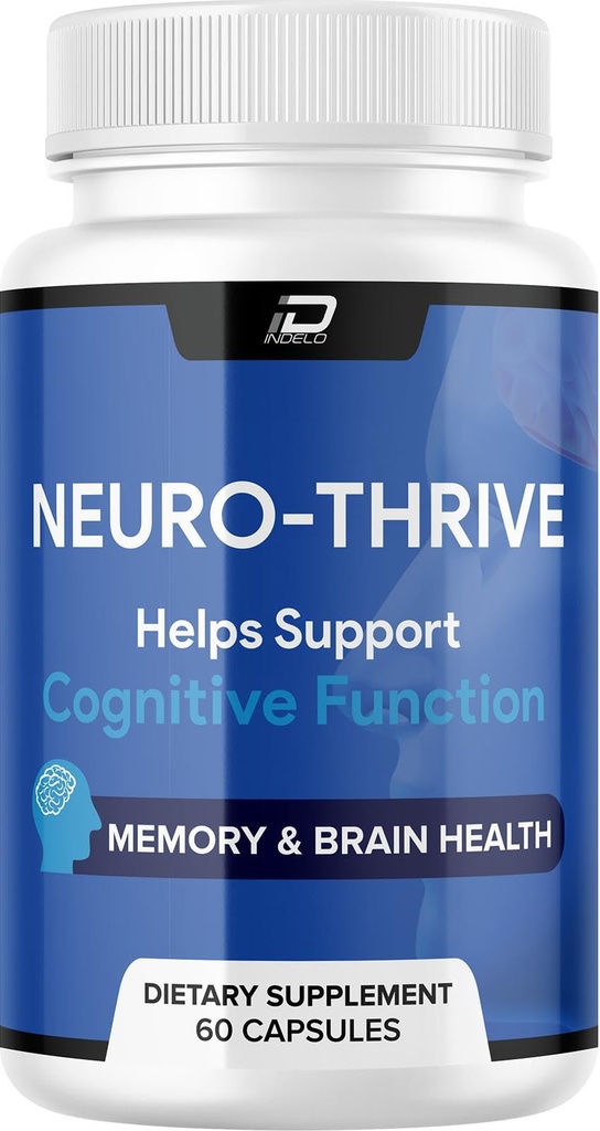 Neuro Thrive Brain Supplement, Neuro Thrive for Memory Formula, Neuro-Thrive PQQ to Reduce The Negative Effects of Brain Fog, Neuro-Thrive Γνωστική λειτουργία, NeuroThrive Reviews (60 Κάψουλες)