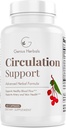 Circulation Support - Hawthorn, Butchers Broom, L-Arginine, Varicose Veins Support - 60 Capsules