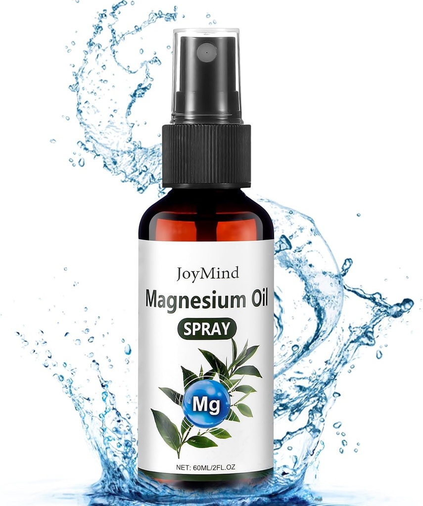 Ayaklar için Magnezyum yağı - Magnezyum yapıştırıcısı - Pure Oil Magnezyum Organik Doğal Magnezyum Polyester Şişe - Absorb ve Kullanımı Kolay