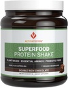 ACTIVATEDYOU Superfood protein Shake -Vegan Plant Protein Toz - Organik 7 Mushroom Mix, Spirulina ve GoldRella Chlorella - Kar Dürüstlüğü teşvik, Chocolate Flavor (15 hizmet)