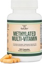 Methylated ve Aktif Vitaminler Sadece - Tritilglycine (TMG) ve Metilafate) (Non-GMO, Gluten Free MTHFR Supplement) 120 Capsules Tarafından Double Wood
