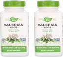 Nature's Way Valerian Root 1.590 Milligrams Geleneksel Uyku Yardımı Diyetsel Tamam (180 Vegan Capsules) Pack of 2