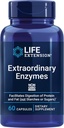 Life Extension Extraordinary Enzymes, Digestive Health Support, Nutrient Abors, Digestive enzimler, Non-GMO, 60 Capsules