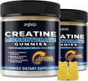 Creatine Monohydrate Gummies 5g για Άνδρες & Γυναίκες - Ζάχαρη δωρεάν Creatine Gummy 5000mg με Μαγνήσιο Taurate, L-Taurine, Βιταμίνη B 6 & B12 για την υποστήριξη των μυών, την ενίσχυση της ενέργειας, πριν την προπόνηση, 120 Count