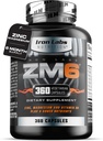 Demir Laboratuvarları ZM6 – 6 Ay Supply – çinko Magnezyum Aspartate Supplement – 360 Vejetaryen Capsules – Magnezyum ve kadınlar için çinko Supplements