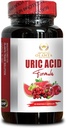 URIC Acid Support - Uric Acid Advanced Formula, Κοινή δυσφορία, Φυσική θεραπεία, Συμπλήρωμα ουρικού οξέος, Υποστήριξη κινητικότητας - 1 φιάλη 60 κάψουλες
