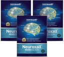 NANOWELL Nöroxall Brain Health Supplement for Advancedd Cognitive Function and mental Clarity, Astaxanthin, Ginkgo Biloba Extract, Antioksit - 60 Softgels X 3 Box for 3 Ay (180 Count)