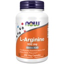 NOW Συμπληρώματα τροφίμων, L-αργινίνη 500 mg, Nitric Oxide Precursor *, Amino Acid, 250 Veg Κάψουλες
