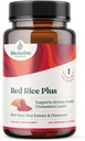 BIOACTIVE NUTRIENTS Red Rice Plus Supplement- 240 Sebze Kapsülleri - Turmeric, Black Pepper, Cayenne Pepper, Ginger Root ve Rosemary - Cholesterol Support