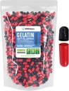 XPRS Nutra Boyutu 000 Boş Kapsüller - 1000 Büyük Boş Gelatin Capsules - DIY Supplement Capsule Filling için Pills - Do-It- Yourself Supplements (Red/Black)
