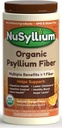 NuSyllium Psyllium Husk Toz, USDA Organik, 30.5 Oz, Diyetsel Fiber Supplement with Brown Sugar, Helps Digestive Health* Natural Orange, 72 Hizmetler