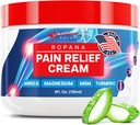 Arnica Magnezyum, MSM & Turmeric (4 FL Oz) ile Ağrı Yardımı Kremi - Ortaklar ve Sore Kasları için Doğal Soothing Relief Cream - Non Greasy Pain Relief