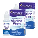 ALKAZONE Κάντε το δικό σας Αλκαλικό νερό - Αλκαλικό Booster πτώση 1,25 oz (2 συσκευασίες)