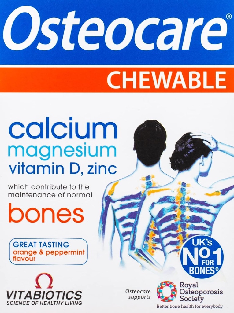Vitabiotics Vitabiotic Osteocare Μασώμενα 30 δισκία