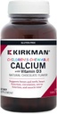 Çocuk Chewabledis D3, Doğal Çikolata, 120 Tablet, Kirkman Labs