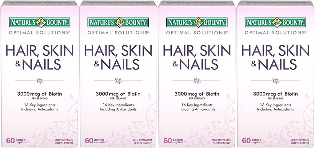 Nature's Bounty Hair, Skin and Nails Caplets 60 ea (Görünen 5)