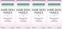 Nature's Bounty Hair, Skin and Nails Caplets 60 ea (Pack of 4)