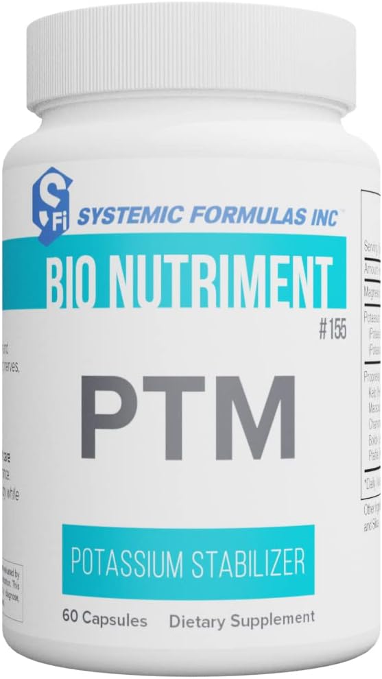 Συστηματικές Φόρμουλες PTM Stabilizer Κάλιο 60 Κάψουλες Bio Nutriment #155.