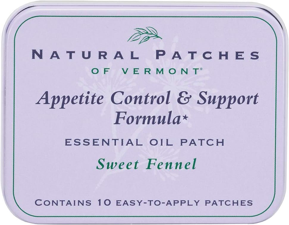 Vermont Appetite Suppressant Essential Oil Body Patches, Sweet Fennel, 10.