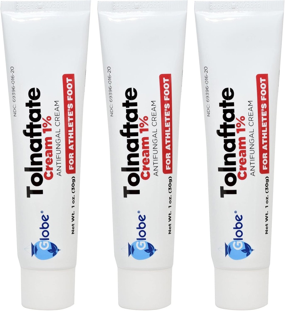 Globe Tolnaftate% 1 Oz Antifungal Tedavi, Proven Klinik olarak çoğu Sporcunun Ayak ve Ringworm (3 Pack) üzerinde etkili