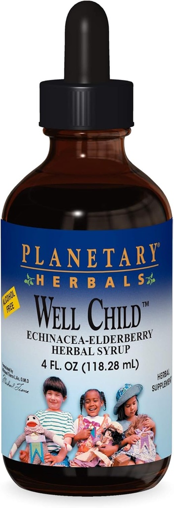 Planetary Herbals Echinacea-Elderberry Syrup , 4 fl oz (128.28 ml)