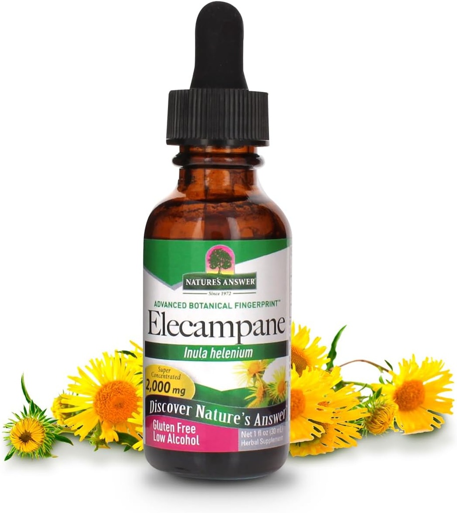 Doğanın Yanıtı Elecampane Root ile Organik Alkol, 1-Fluid Ounce