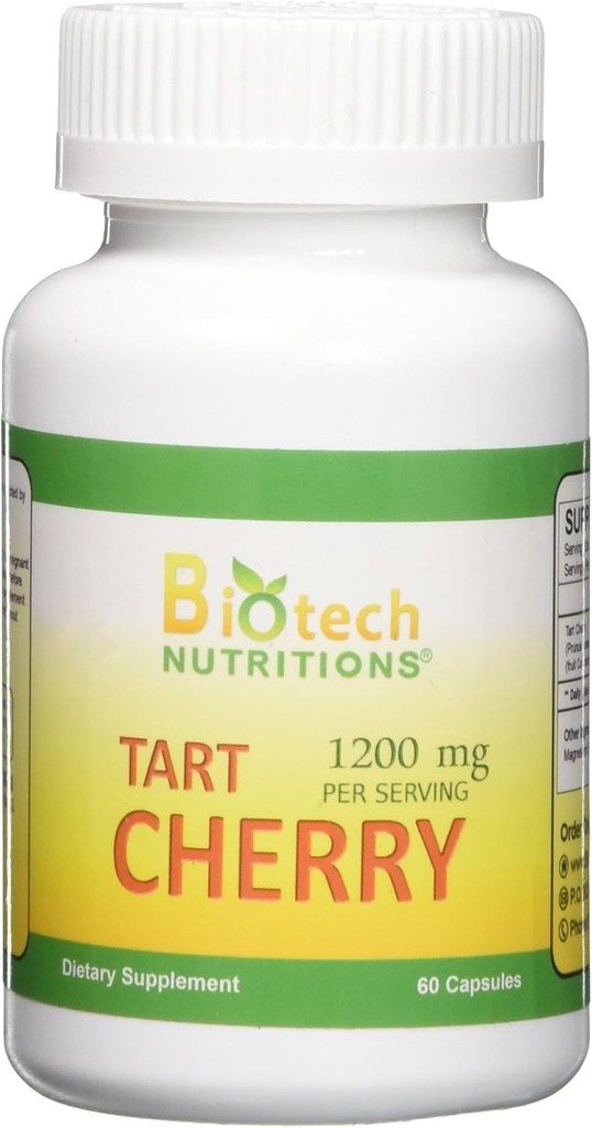Tart Cherry Sebze Kapsülleri, 60 Kont