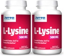 Jarrow Formulas L-Lysine, Protein Metabolism, 500 Mg, 100 Kont (Pack of 2)