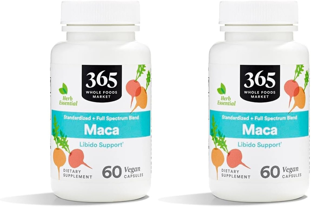 365 by Whole Foods Market Maca, 60 CT (Pack of 2)