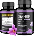 DMoose Saffron Extract (88, 5 mg) - Ενίσχυση της ενέργειας, υποστήριξη της υγείας των ματιών - συμπλήρωμα μη GMO Saffron για άνδρες και γυναίκες - 60 κάψουλες (2 μήνες υπηρεσία) (60 κόμης)