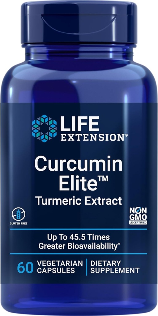 Life Extension Curcumin Elite Turmeric Extract, 60 Count