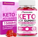 Keto ACV Gummies - Μητρικό Ξίδι μήλου με B6 & B12, Vegan, Ζελατίνη-Δωρεάν, Keto Support, Detox Cleanse, Μη ΓΤΟ, για Άνδρες & Γυναίκες, 60 Count