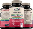 Vitamin Premium Kidney Cleanse Supplement - Güçlü Kidney Cranberry Extract ile Formula Destek Sağlıklı Çocuk Bakımı ve Urinary Tract Desteği - 60 Vegetarian Capsules