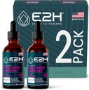 E2H Uric Acid Support Supplement - Tart Cherry ve Devil's Claw - Supports Uric Acid Health and Kidney Function Non-GMO - Vegan - (2 Şişe)