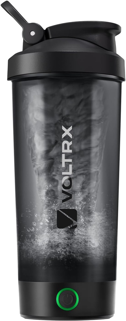 VOLTRX Protein Shaker Şişe, Merger USB C Isıtmalı Elektrikli Protein Shake Mikser, Protein Shakes ve Meal Makyaj Shakes, Faraday Free, 24oz 24oz
